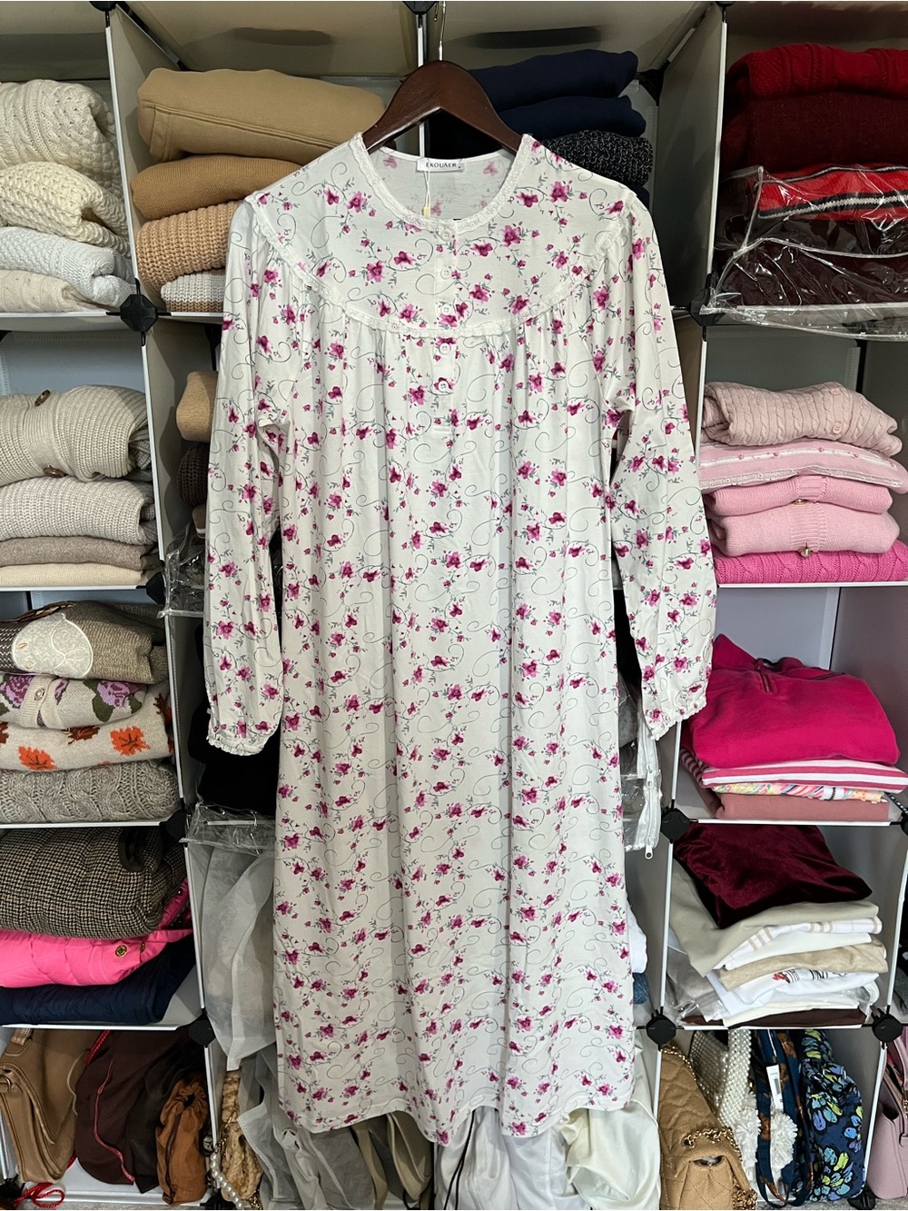 NWT Floral Cotton Blend Nightgown